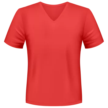 V-Shirt front rot