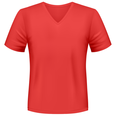 V-Shirt front rot