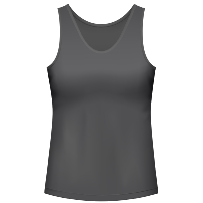 Tanktop front schwarz