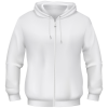 Jacke front weiss