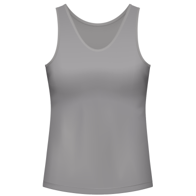 Tanktop front grau